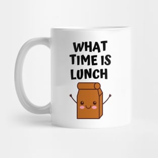 What Time Is Lunch? Mug